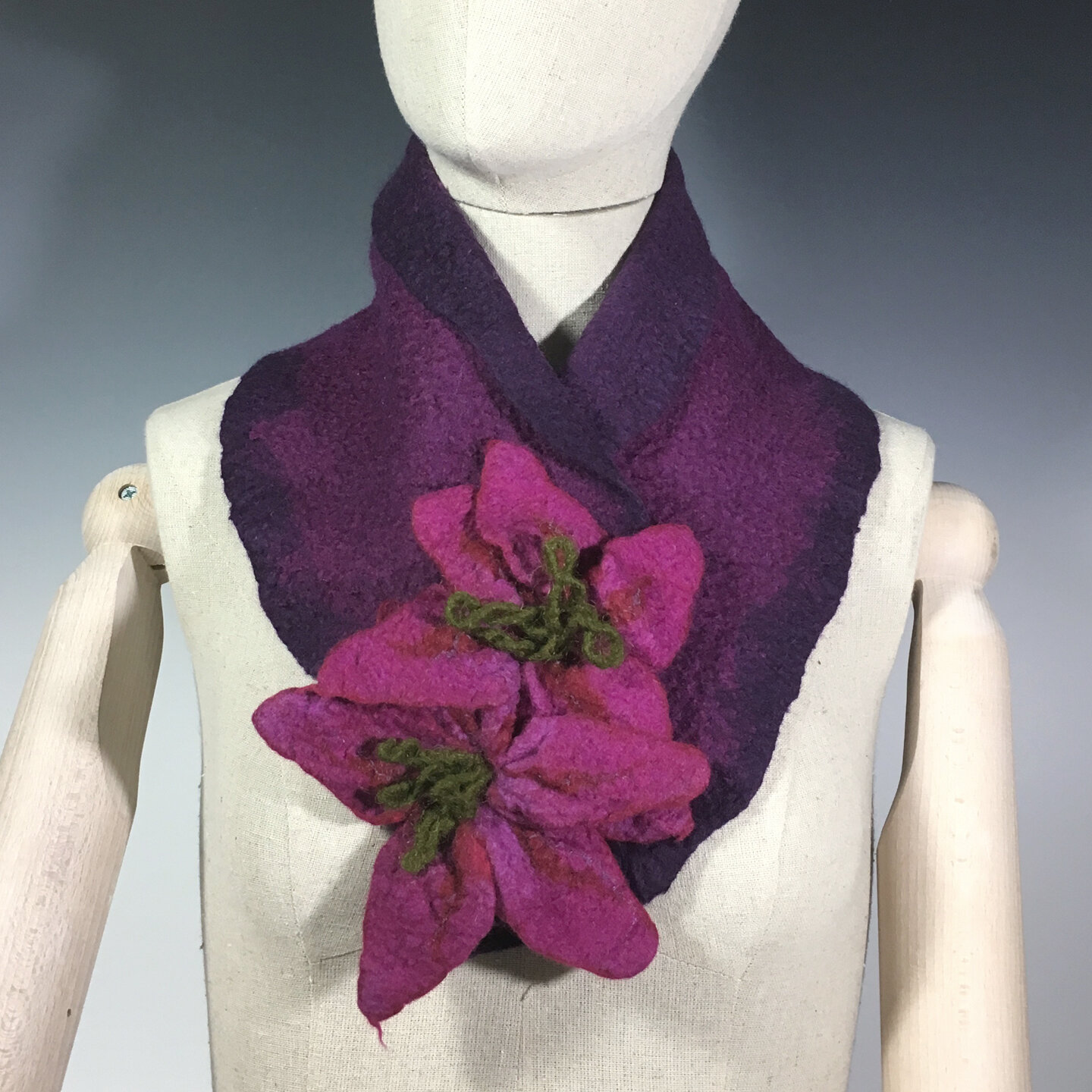 Ladies lily flower scarf — Miss Fitt & Co. ~ Moss Fête